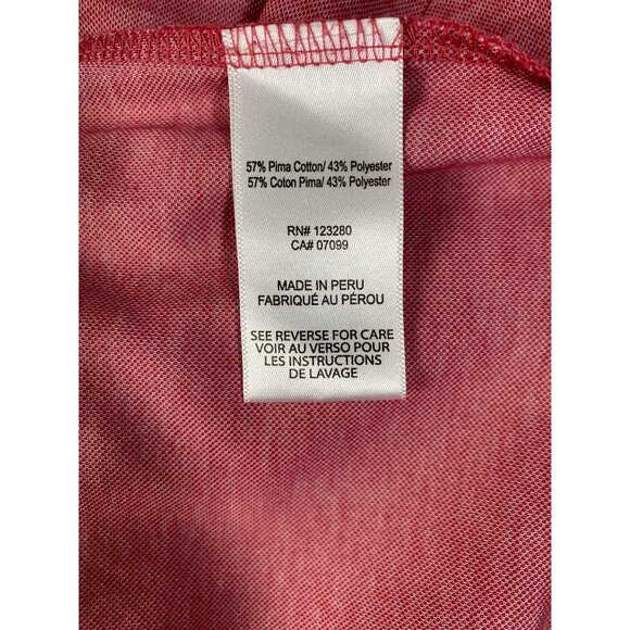 TRAVIS MATHEW Two Minute‎ Drill Polo Mens SZ L Pima Cotton Quick Dry Peru Golf - Picture 8 of 8